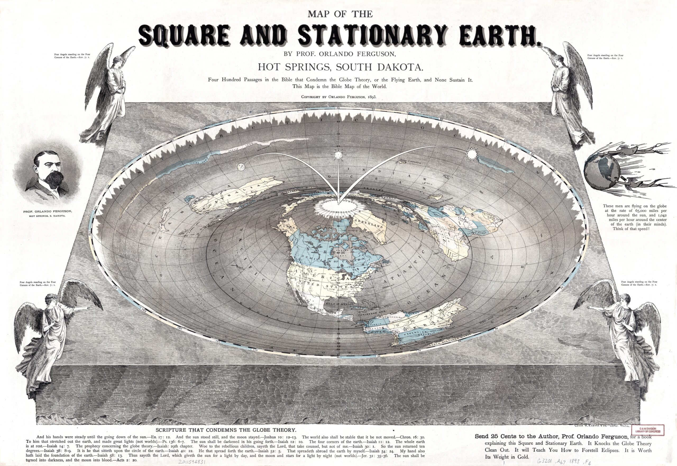 Flat Earth Map