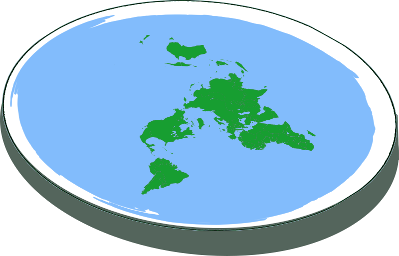 Flat Earth Map