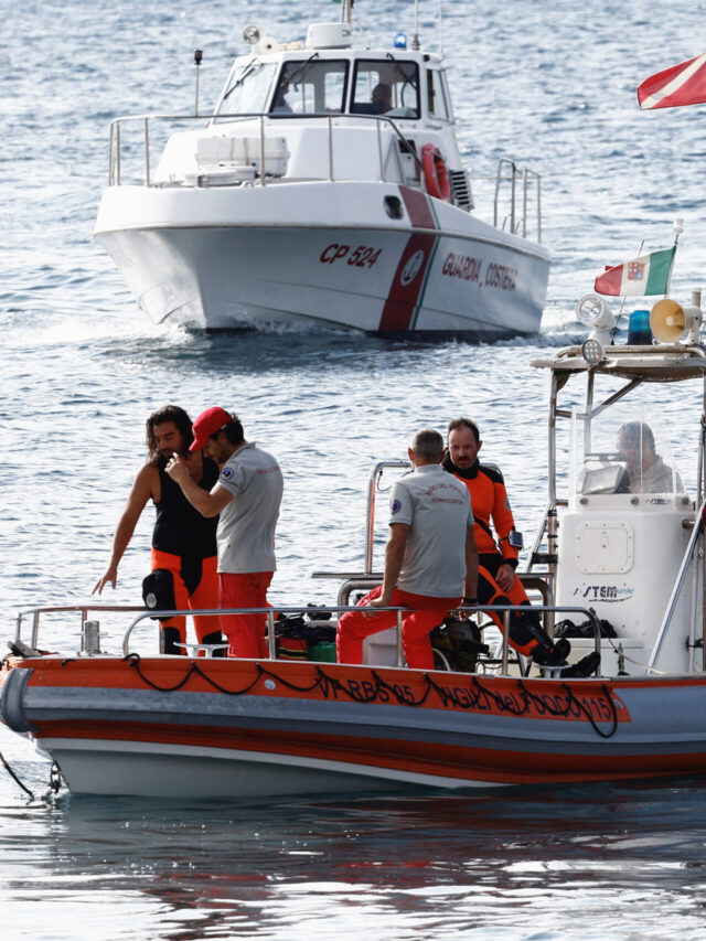 Yacht Sinking Off Sicily